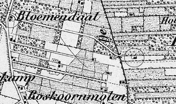 Oude landkaart Steenderen Hengelo
